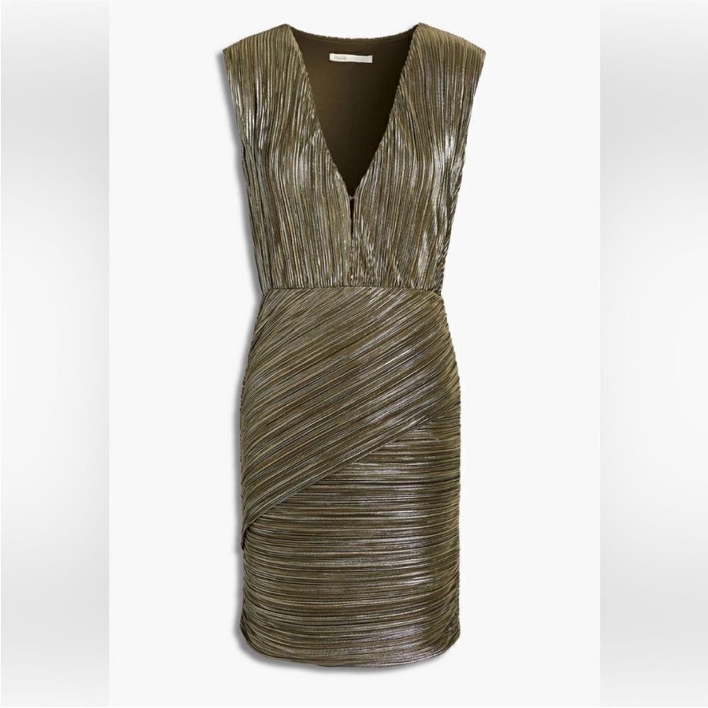 Maje Metallic  Mini Dress, S